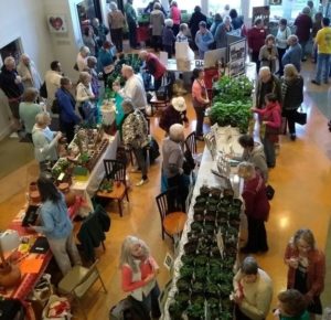 Attendees tour vendor displays at a previous Gardening in the Northern Neck Seminar.